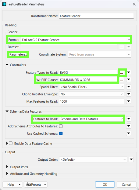 FeatureReaderPRM