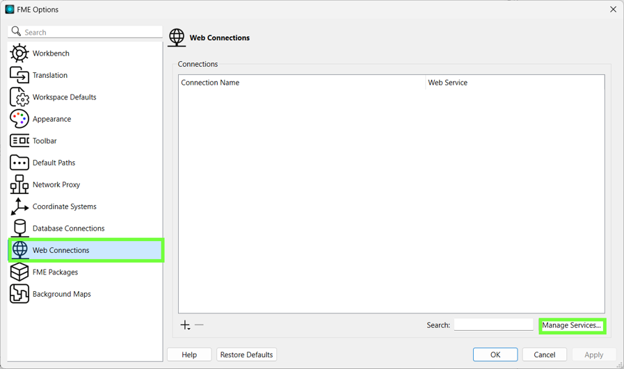 SetupWebConnection