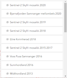 Tilgjengelige serier