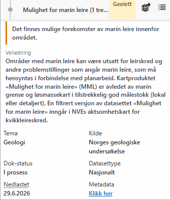 Et datasett utvidet i DOK-analysepanelet
