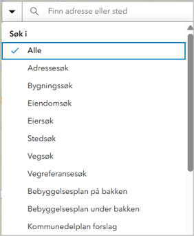 søkefelt